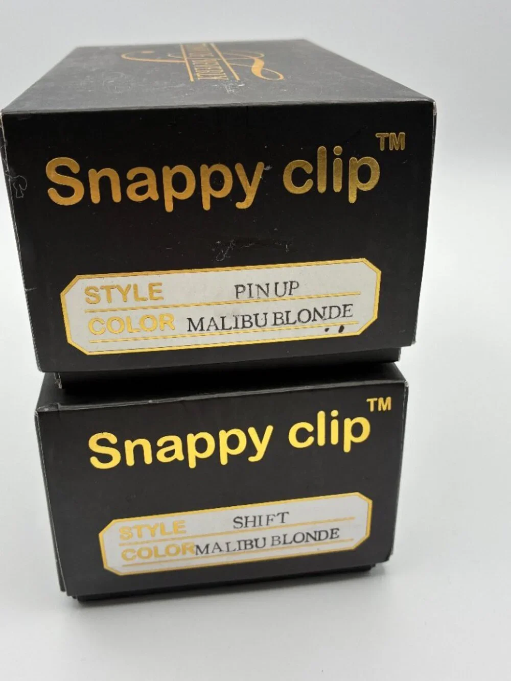 Tony of Beverly Lot of 2 Wigs Malibu Blonde Snappy Clip Ponytail Bun